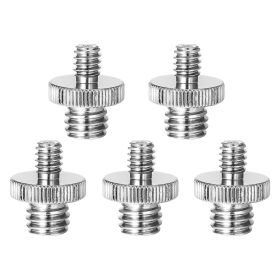 5 Core 3/8 to 1/4 Adapter 5Pcs Camera Mount Durable Tripod Screw Adapter for DSLR Monopod Microphone & Lighting 1/4 to 3/8 Screws Set - 1/4M-3/8M Came