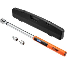 VEVOR Digital Torque Wrench, 1/2" Drive Electronic Torque Wrench, Torque Wrench Kit 25-250ft.lb/34-340n.m Torque Range Accurate to ±2%