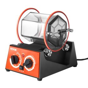 Jewelry Polisher Tumbler, 6.6lbs/3kg Capacity Mini Rotary Tumbler Machine with 0-60 Minutes Timer