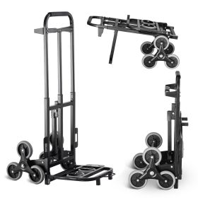 Stair Climbing Cart Heavy Duty Folding Hand Truck Dolly 460 lbs 6 Wheels