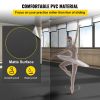 VEVOR Dance Floor, 6.6x3.9ft Dance Floor Roll, 0.06in Thick PVC Vinyl Dance Floor, Black/Grey Reversible Portable Dance Floor, Non-Slip Dance Flooring