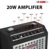 5 Core Guitar Amp 20W Electric Portable Mini Amplifier w Built in 6.5" Speaker Aux Headphone Jack