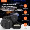 VEVOR 5-Piece Drum Bag Set, 1680D Oxford Fabric, Padded Drum Bags and Cases with 4.92 ft Detachable Shoulder Strap Carry Handles Foldable Design