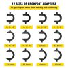 VEVOR Inner Tie Rod Tool Kit, 13 Pcs Crowfoot Adapters Inner Tie Rod Tool Set, 13 Pcs Tie Rod Removal Tool, 1/2 Inch Drive Tube Tie Rods Tool