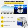 VEVOR Ultrasonic Cleaner 2L Digital Ultrasonic Parts Cleaner with Timer 40kHz Professional 304 Stainless Steel Ultrasonic Cleaner 110V for Jewelry Wat